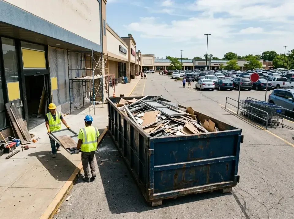 retail-store-renovation-debris-003 — frequently asked questions, Roll-off Dumpster Rentals in Fairview, TN